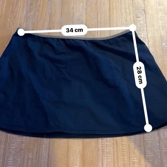 Ralph Lauren Black Mini Skirt Casual Athletic SWIM - Picture 5 of 5